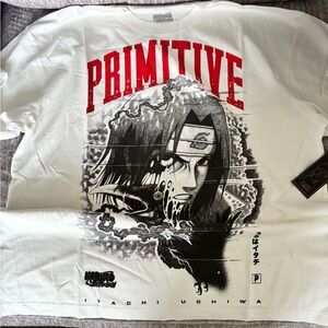 Size - XL Primitive x Naruto Shippuden Itachi Uchiha Anime Skate Tee